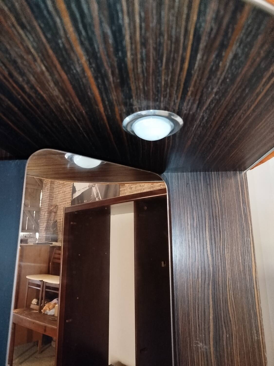 70s corner dressing table
