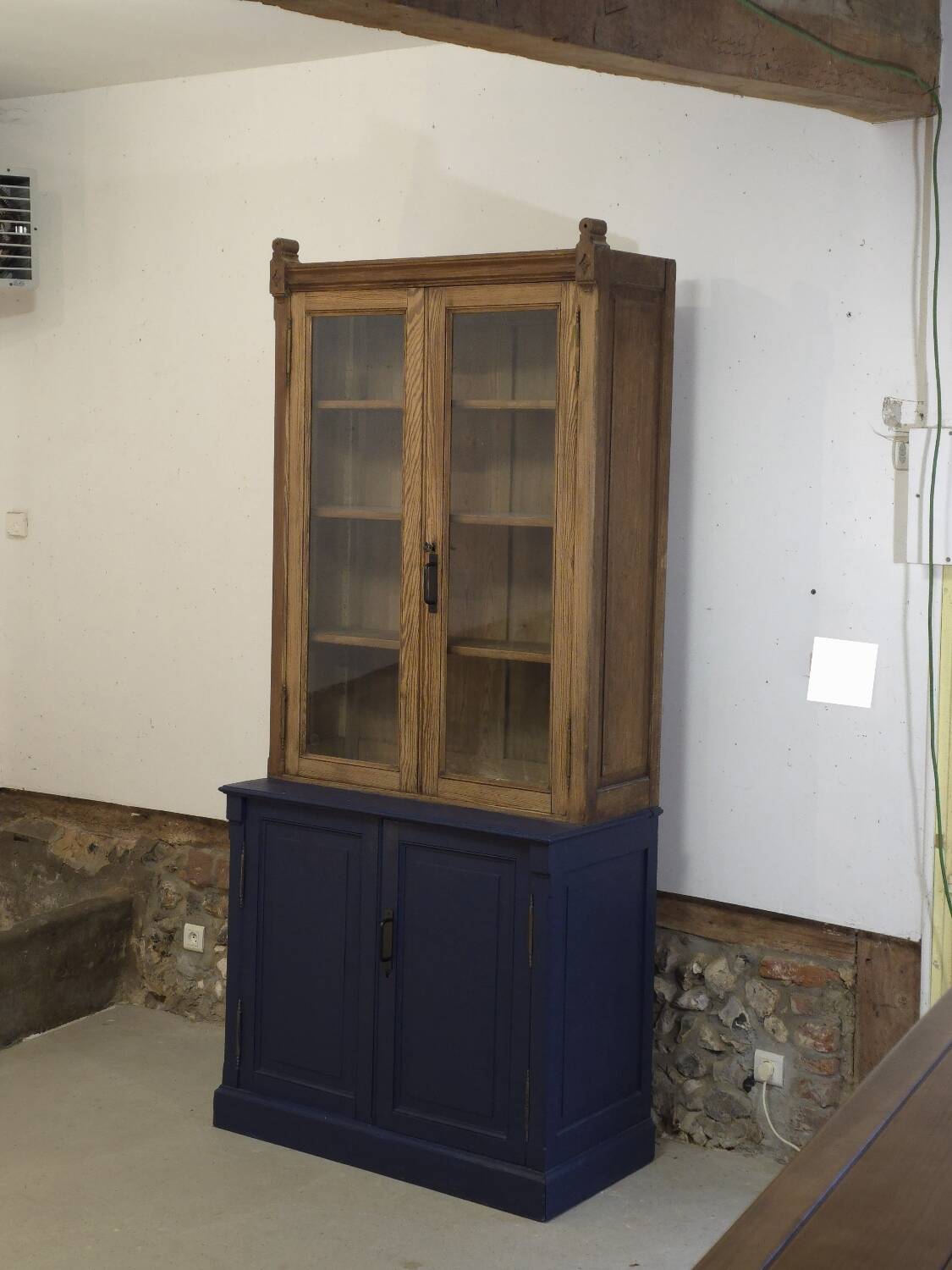 Old pharmacy display case circa 1930