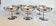 Stainless steel ice cream cups, set of 6, aperitif cups (ref 8)
