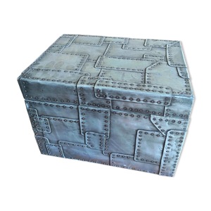 coffre metal zinc