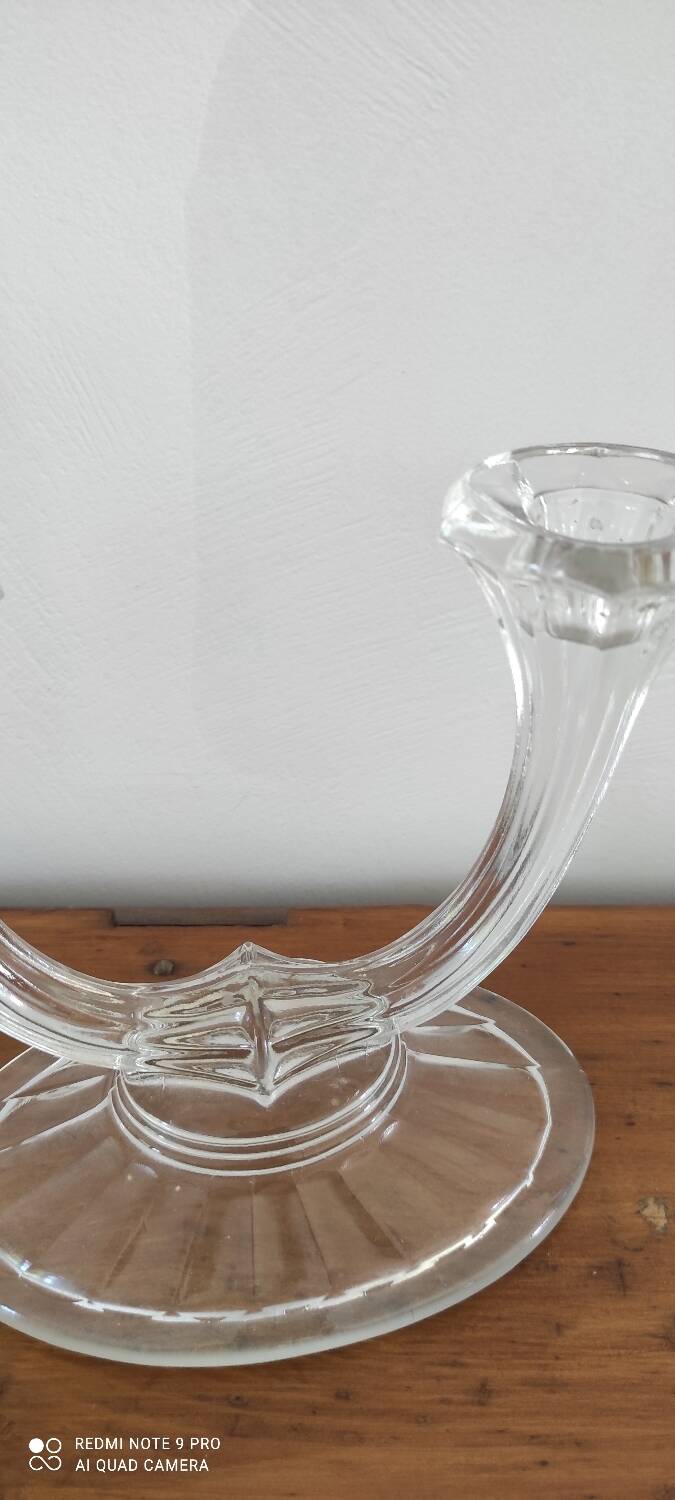 Glass Candle Holder