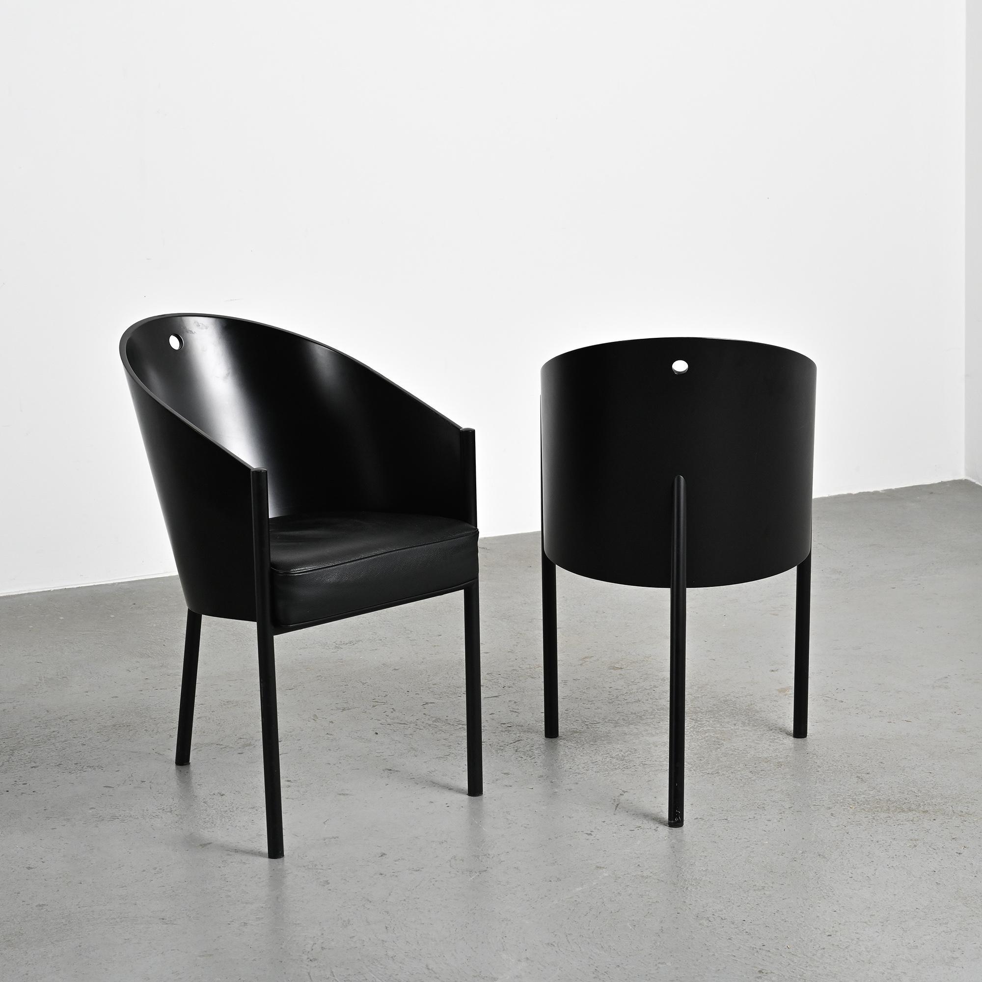 Pair of Costes armchairs by Philippe Starck, circa 1984.