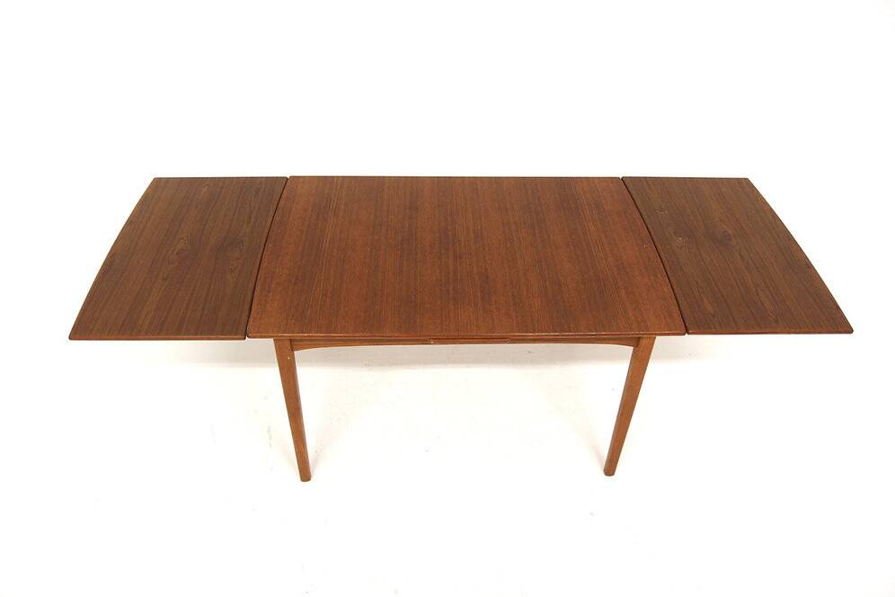 Teak "wallet" dining table, Sweden, 1960s
