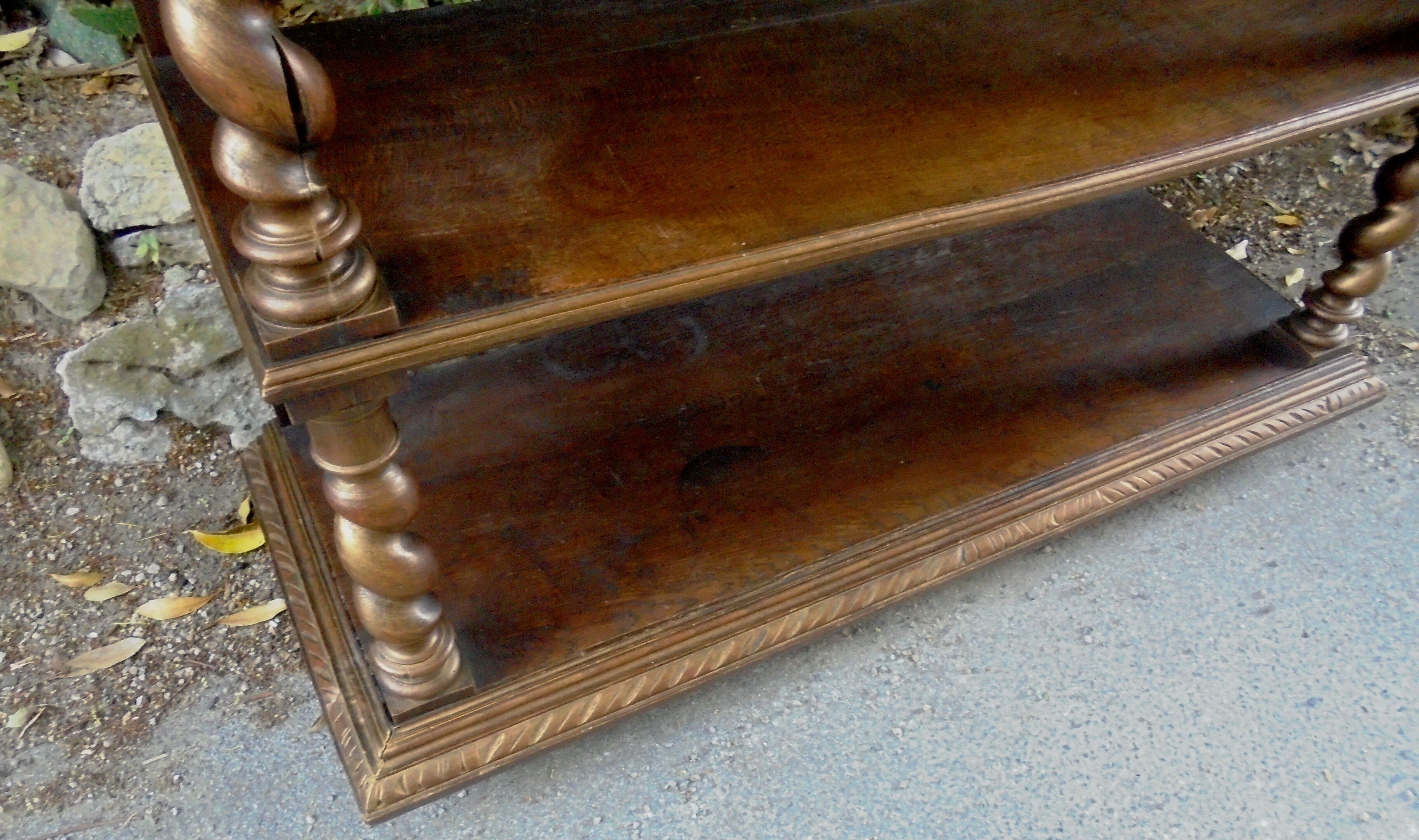 Wooden console