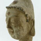 Buddha Head In Cooked Earth, Early 20th Century