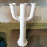 Large white ceramic candlestick Morocco