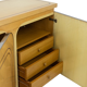 Four-door birch wood enfilade. 1970s.