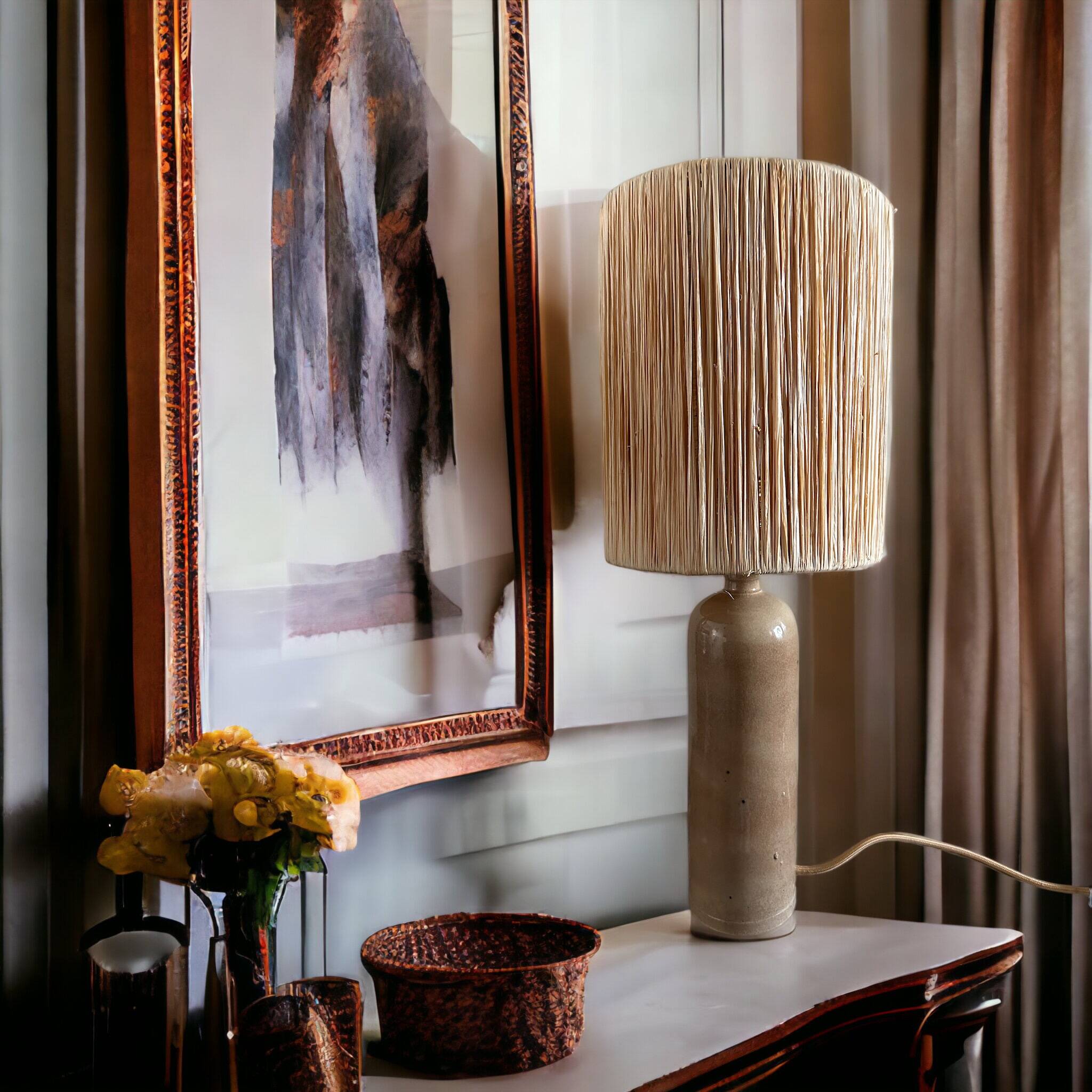 Sandstone table lamp