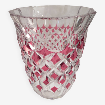 Val Saint Lambert Crystal Vase