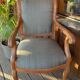 Antique Regency style armchair with complete restoration of the seat