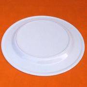 6 Assiettes plates / 1 Plat de service Décor floral