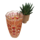 Vintage Vintage Pink Glass Vase Italy, Flower Vase