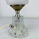 Opaline glass tulip lamp, 1950s, vintage
