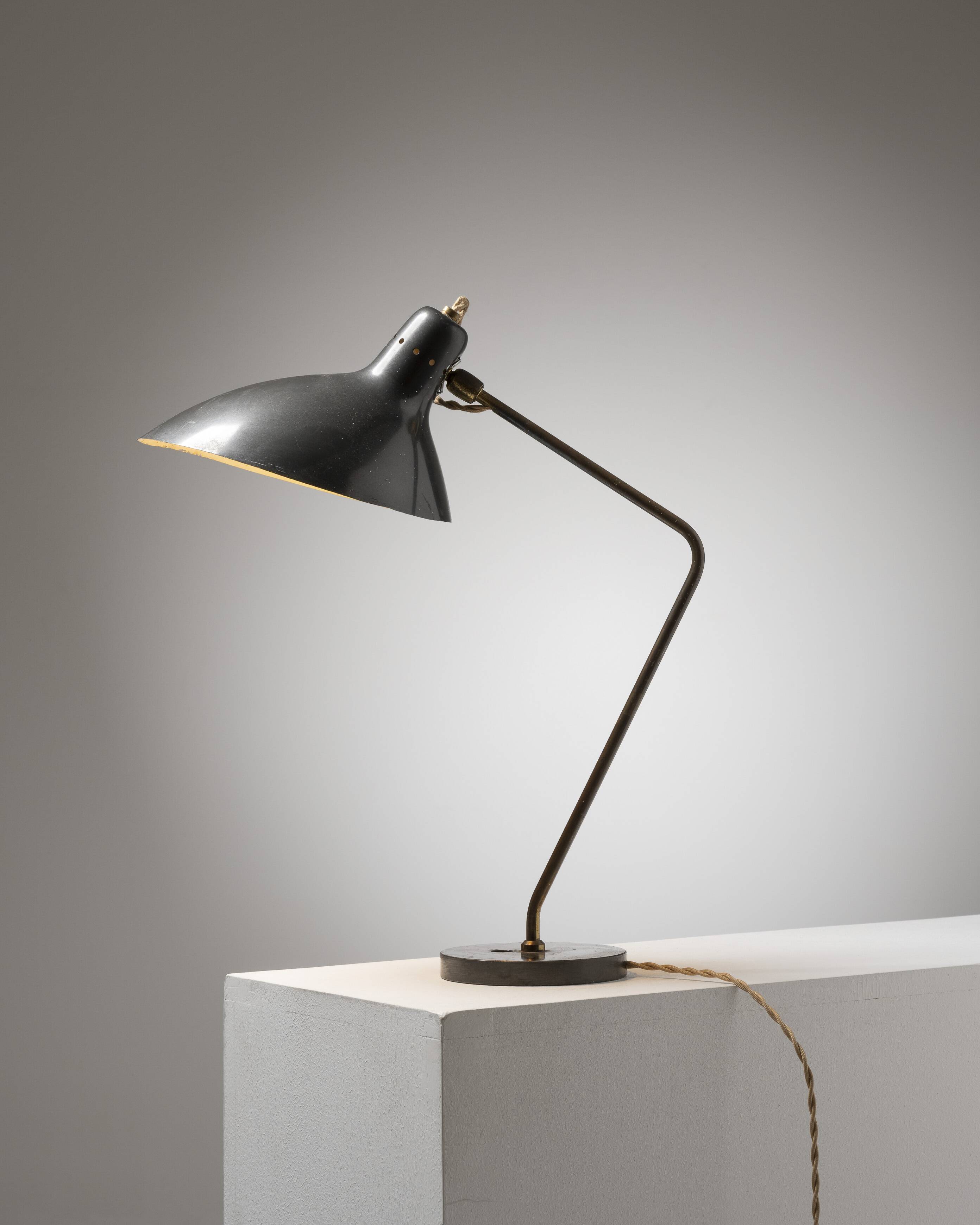 Lampe de bureau édition caillat, jean-boris lacroix, 1960s