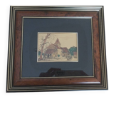 Frame painting the galleon