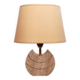 Small travertine lamp 1970