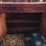 English mahogany shelf sideboard 19th