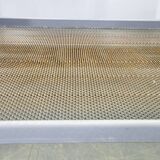 Bauhaus Tubular Steel Bed with Walnut Panels, Czechoslovakia, 1930s