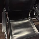 Set of 4 Armchairs in the style of Marcel Breuer – sled base