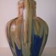 Large Art Deco ceramic pitcher by Méténier