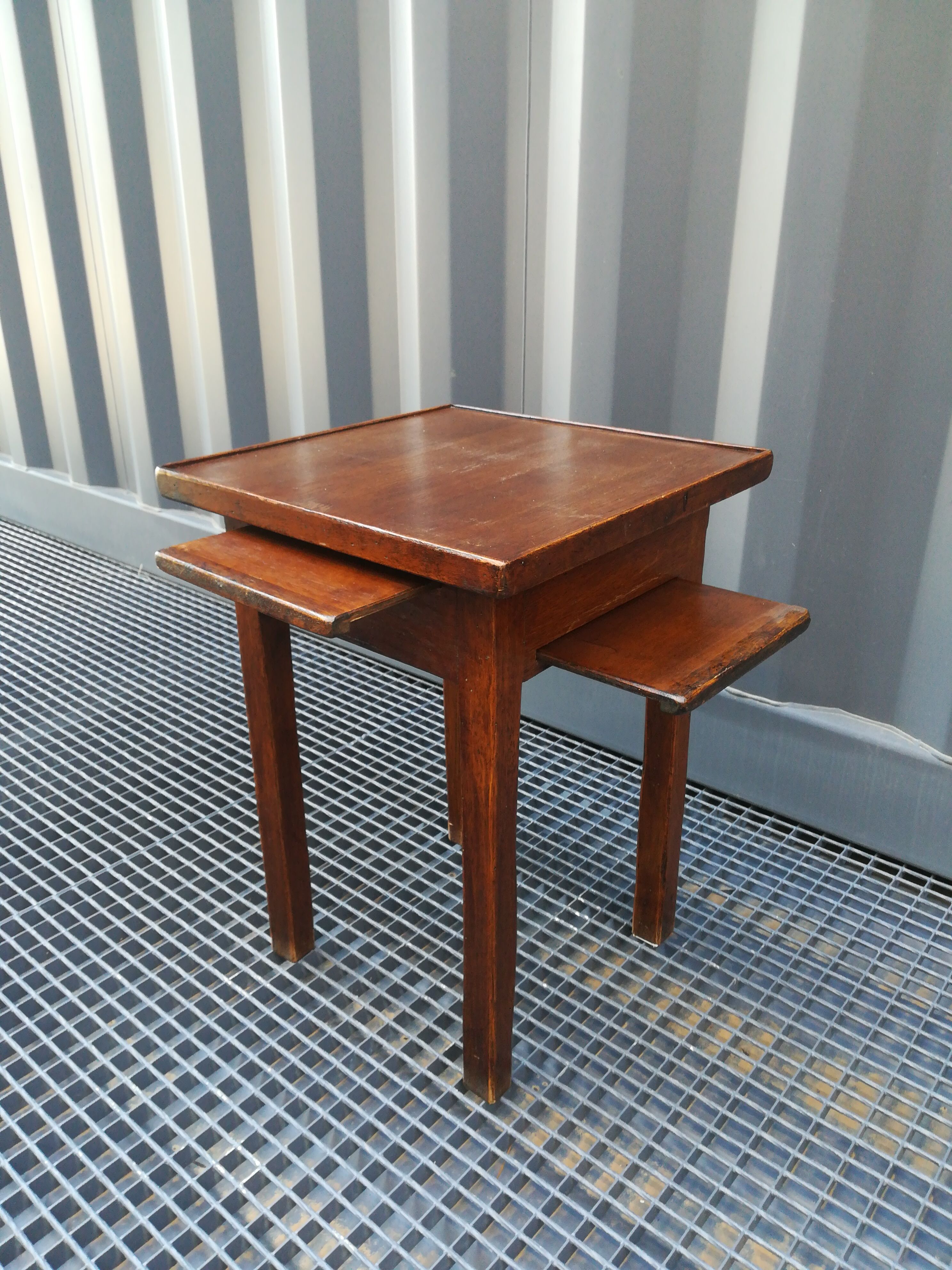 Side table, oak square sofa end