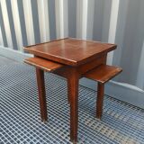 Side table, oak square sofa end