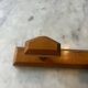 1950s oak wall-mounted coat rack