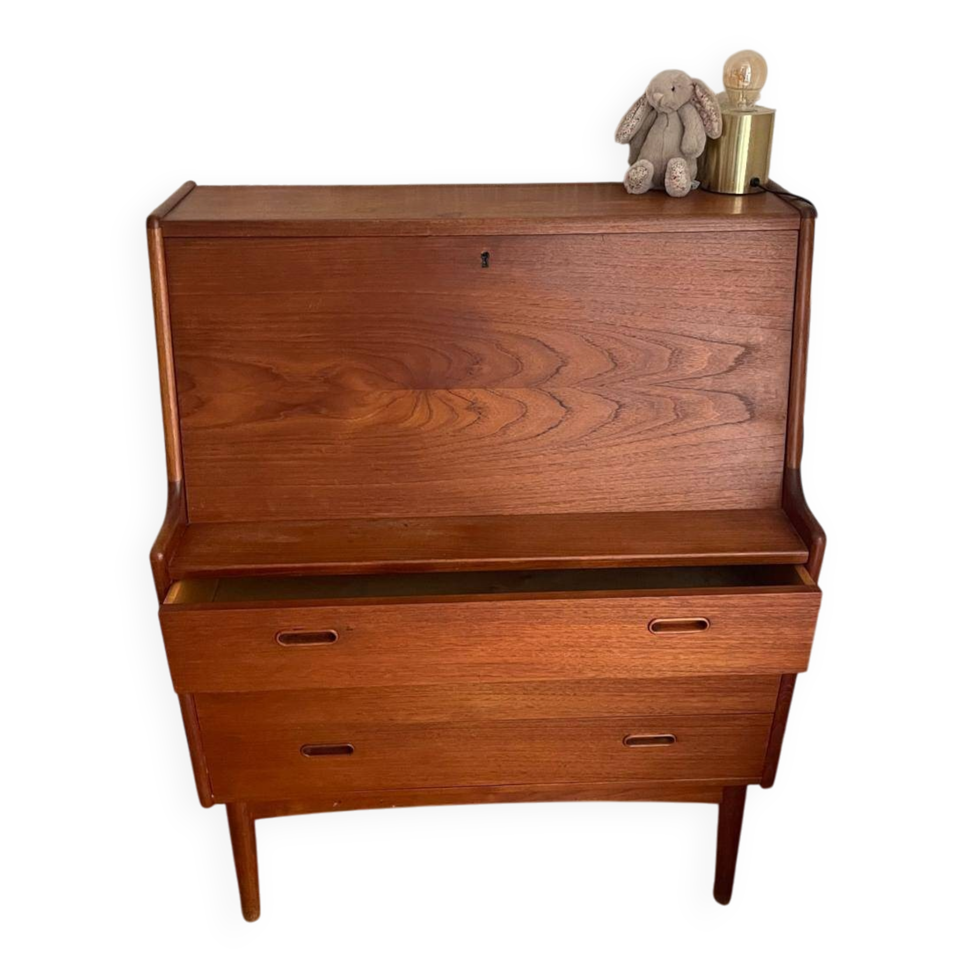Teak secretary, Danish design, 1960s, designer: Arne Wahl Iversen