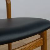 Mid-Century Oak Dining Chairs by Poul Volther for FDB Mobler , Denmark, 1960s Set of 6