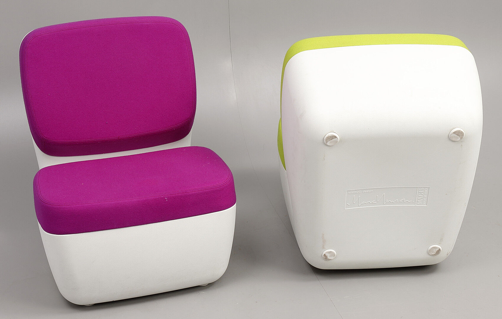 Nimrod armchairs by Marc Newson for Magis