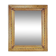 Large gilded wood and stucco mirror with foliage