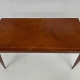 Italian Art Deco Coffee Table in Teak and Maple by Paolo Buffa, 1950s