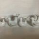 Four white bird candlesticks Arzberg Bareuther