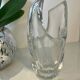Asymmetrical crystal vase by Schneider from the 1960s - 1970s.