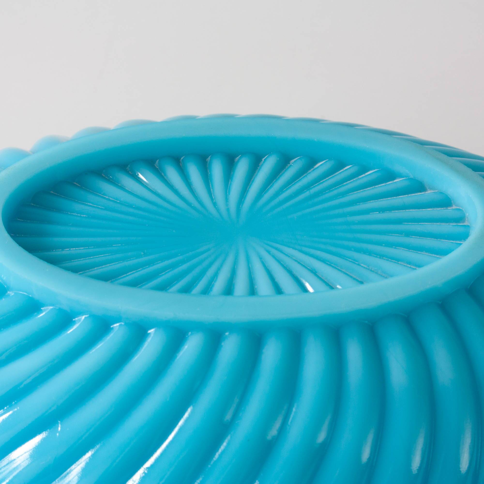 1940s Art Deco Portuguese Glass Bowl by IVIMA
