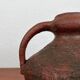 Carafe vase by German studio pottery, brutalist vintage by Gerhard Liebenthron, 1974.