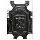 Davioud Parisian public bench in black cast iron and green wood