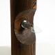 Pair of rare 1960s Temde table and wall lamps made of solid pine