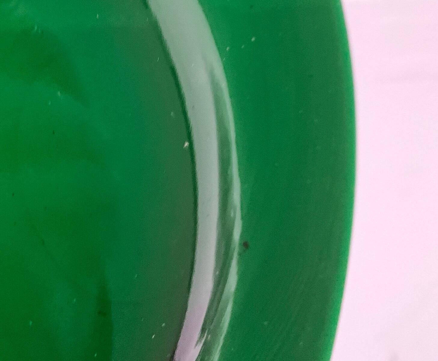 Artistic vintage German glass bowl plate by Hans Jürgen Richartz for Mathildenhütte, Solingen.