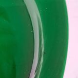 Artistic vintage German glass bowl plate by Hans Jürgen Richartz for Mathildenhütte, Solingen.