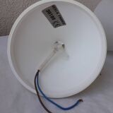 80's glass pendant light