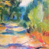 Landscape of max agostini (1914-1997) school of crozant (creuse)