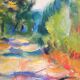 Paysage de max agostini (1914-1997) ecole de crozant (creuse)