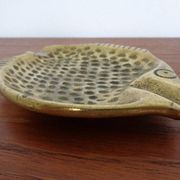Brutalist Bronze Fish Ashtray, 1960s