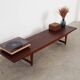 Teak lowboard, Danish design, 1980s, made in Denmark