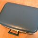 Blue vintage flight attendant suitcase, 60s - 70s