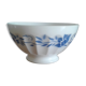 Old bowl, floral decorations