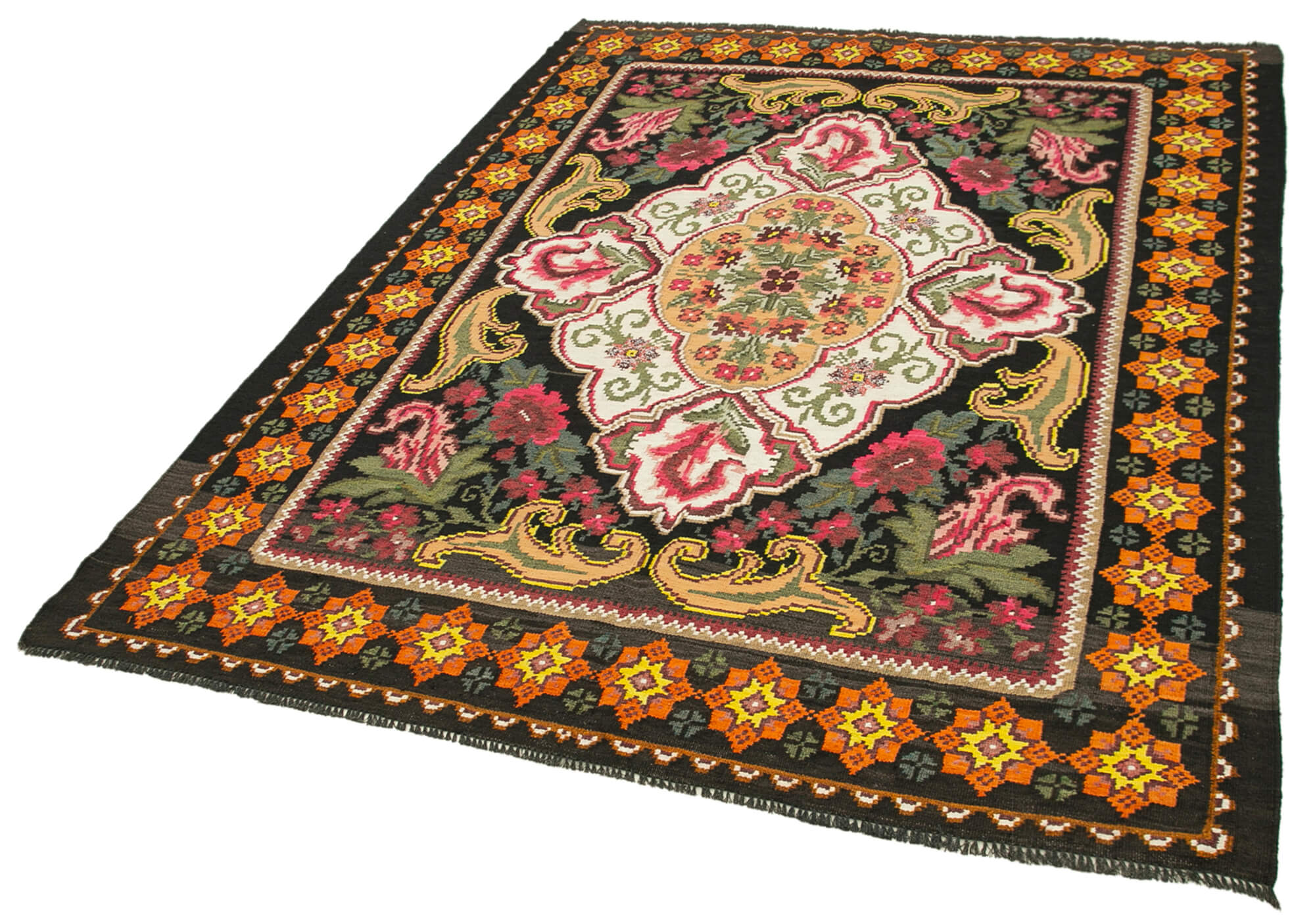 Moldovian rose kilim 220 x 163 cm