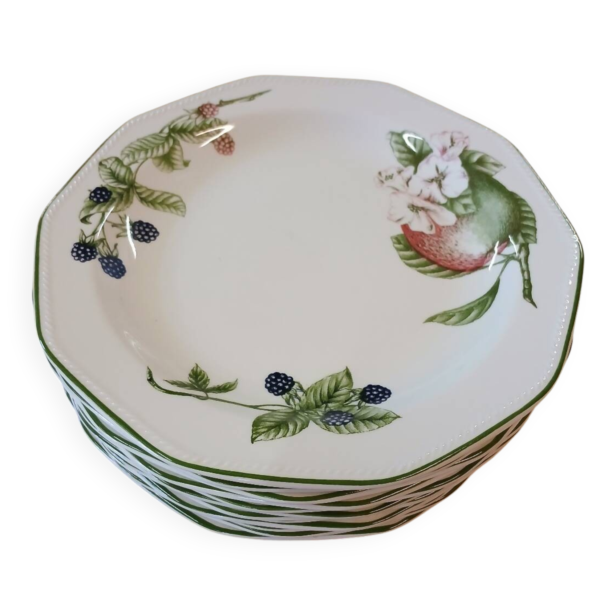 12 Churchill English dinner plates