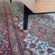 Modernist light wood and metal coffee table 1950